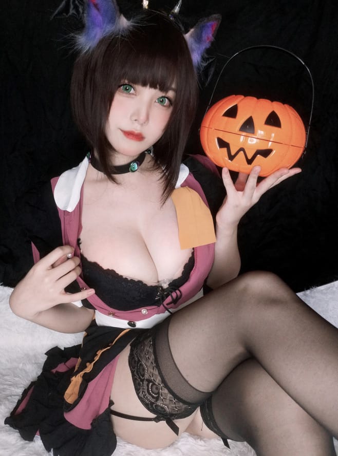 蜜汁猫裘 –NO.077 万圣节[27P/231MB]-3