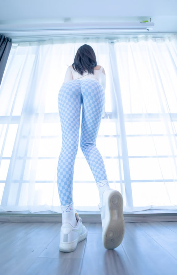 神楽坂真冬 –NO.95 蓝白格[75P/172MB]-3