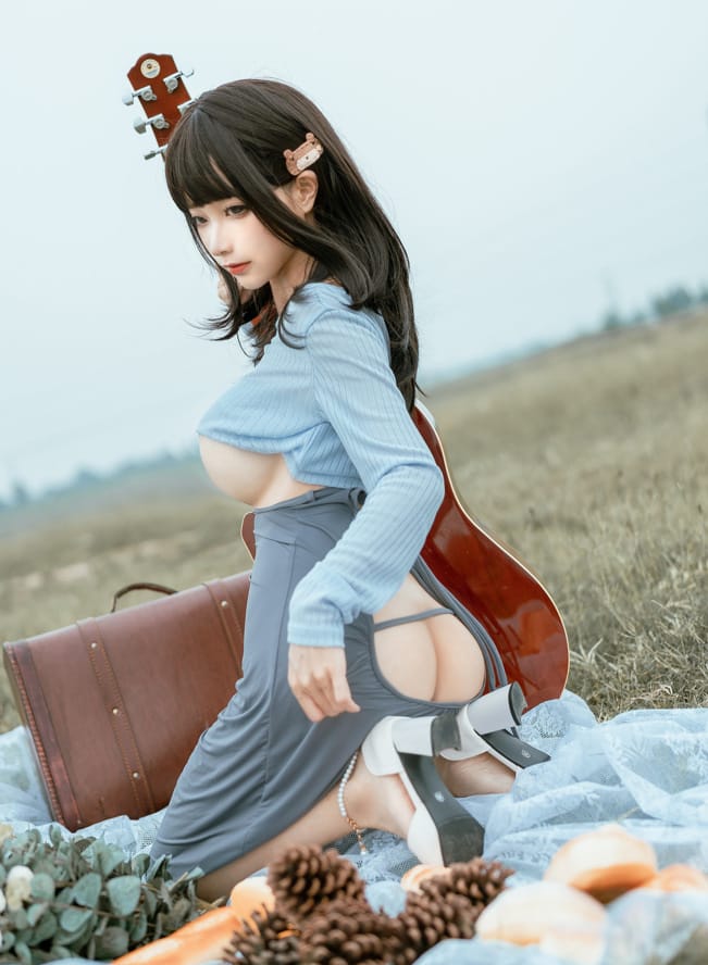 蠢沫沫  –NO.122 吉他妹妹[50P/629MB]-1