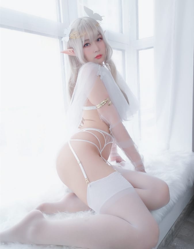 白银81 –015 纯白精灵[45P/77MB]-1