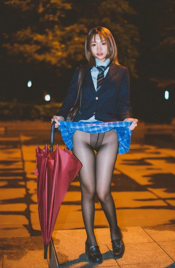 柒柒要乖哦 – NO.018 深夜公园JK[35P-343MB]-2