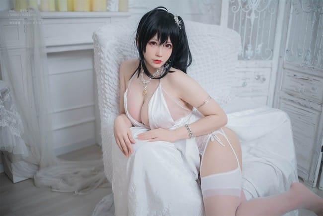 Nyako喵子 – NO.043 大凤纯白婚纱[62P-236MB]-2