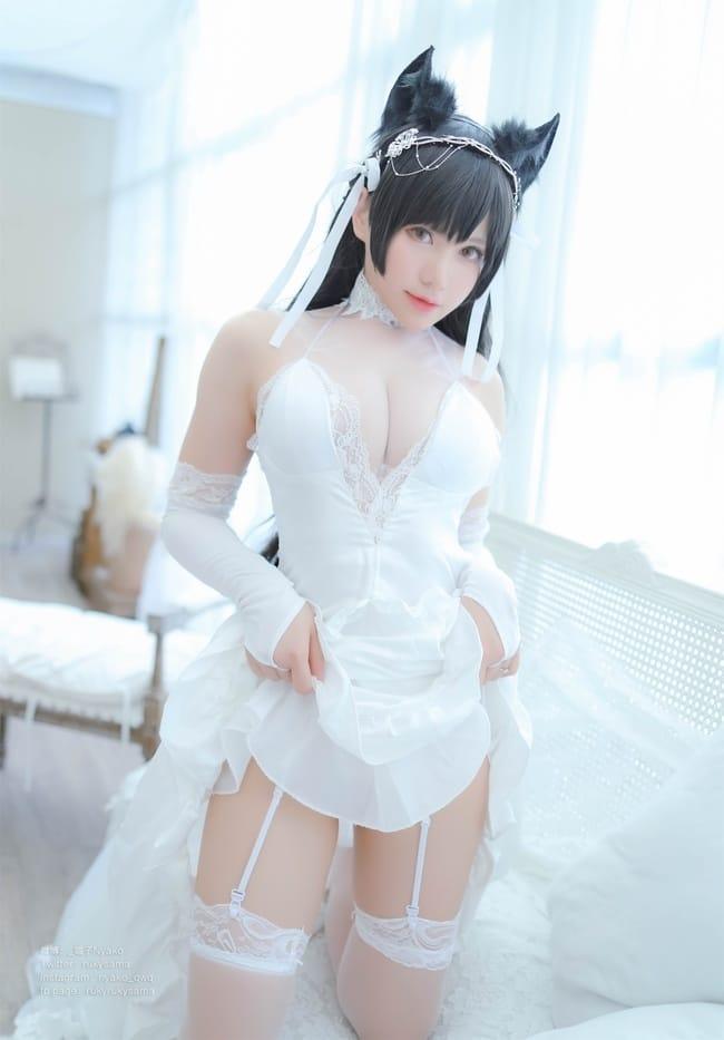 Nyako喵子 – NO.041 爱宕婚纱[62P-177MB]