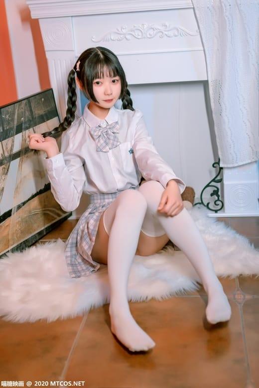 喵糖映画 VOL.278 白丝学苑美眉 [35P/610MB]-1