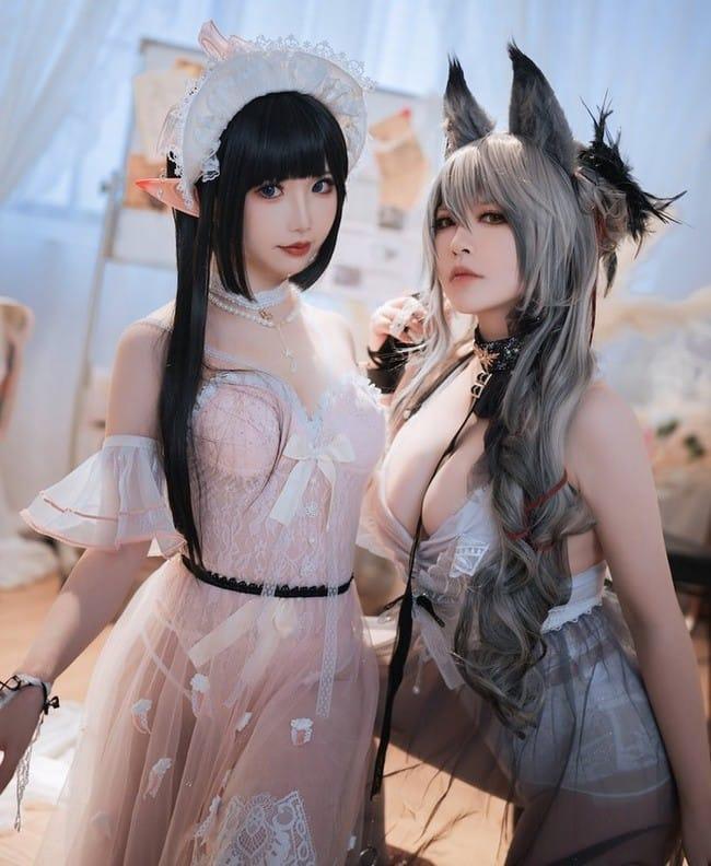 面饼仙儿 – NO.118 &半半子 Arknights 黑x森蚺バレエ[56P-483MB]