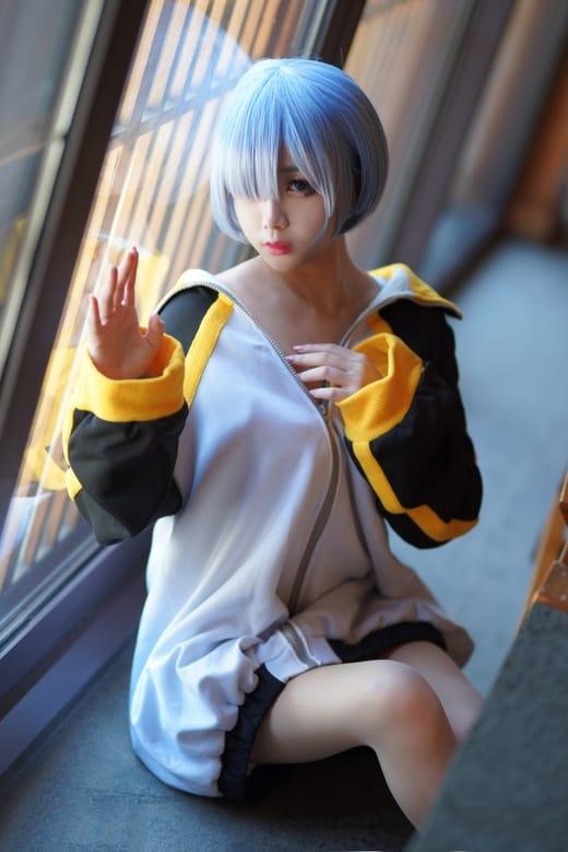 [喵糖映画]VOL.449 雷姆蓝发 [23P/389MB]-1