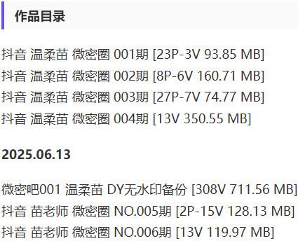 温柔苗 – 微密圈写真&视频合集【持续更新中】-2